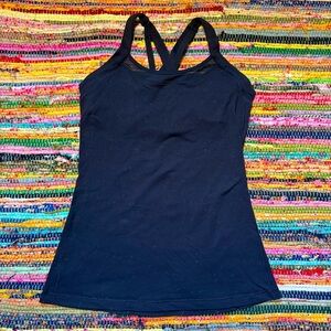 Lululemon Power Y Tank Top – Black (Size 6)